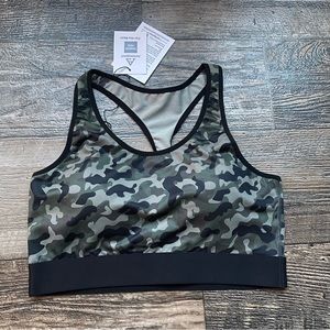 Brand New Camouflage High Performance Sports Bra